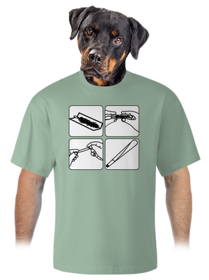 unisex túlméretezett póló