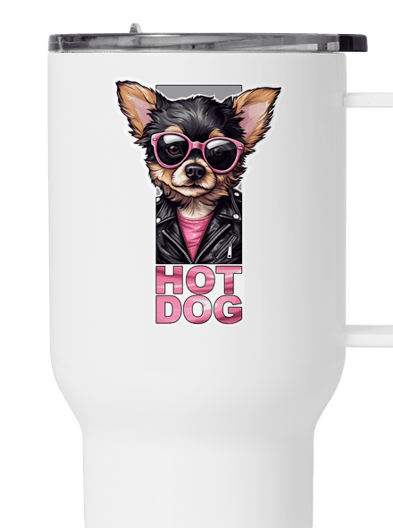 Very hot dog termosz bögre White