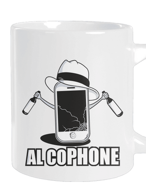 Al Cophone nagy bögre White