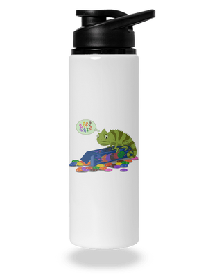 Zavart kaméleon kulacs White