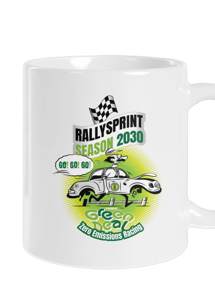 Rallysprint 2030 hagyományos bögre White