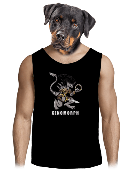 Xenomorph férfi trikó Black