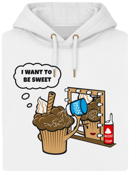 Sweet muffin unisex prémium pulóver Snowwhite