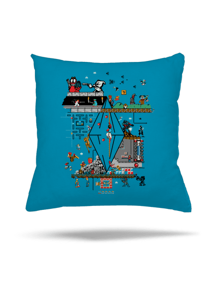 Veretés párna Blue Turquoise