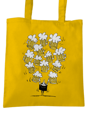 Boldog sörivó táska Sunflower