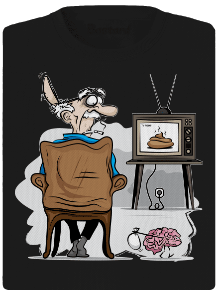 TV News női sportpóló Black