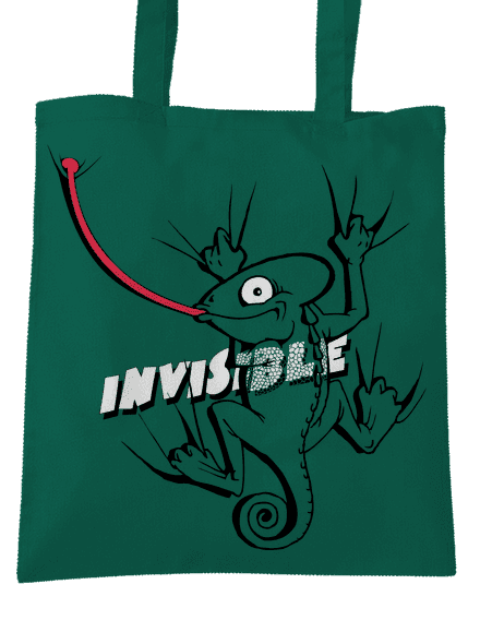 Invisible chameleon táska Bottle Green