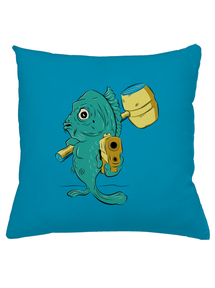 Utolsó karácsony este párna Blue Turquoise