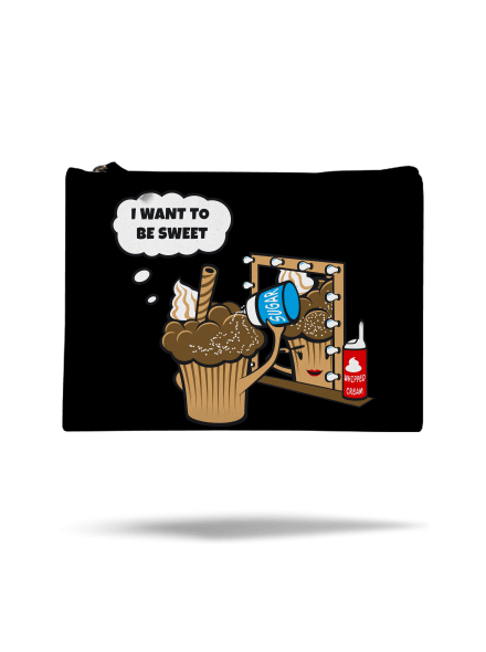 Sweet muffin kis táska Black
