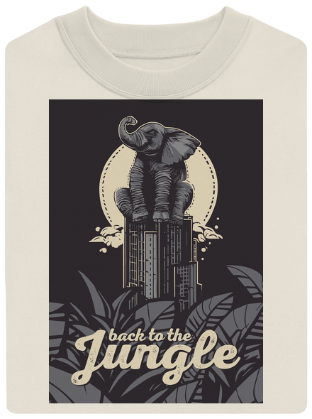 Back to the jungle unisex crewneck Off White