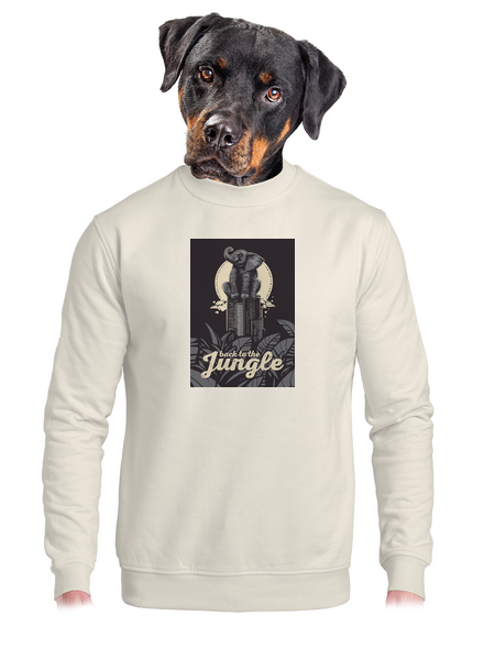 Back to the jungle unisex crewneck Off White