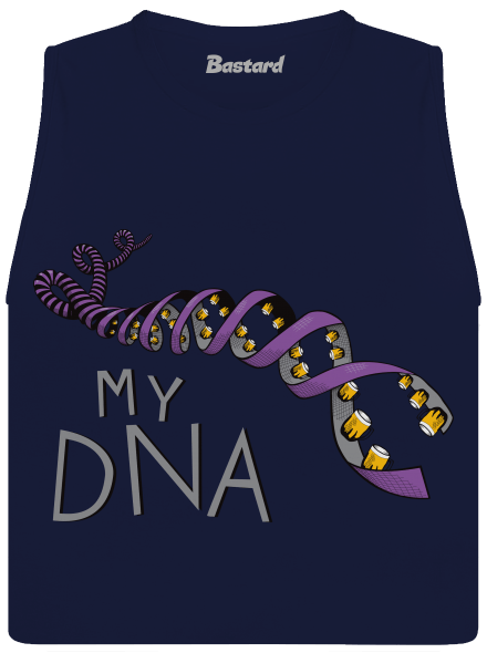 My DNA női bővített trikó Navy