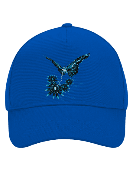 Fake nature baseballsapka Bright Royal