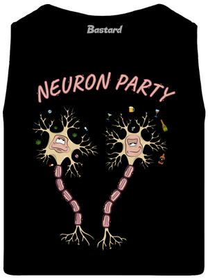 Neuron party férfi trikó Black