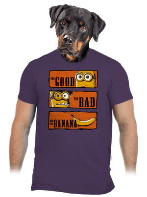 A Jó, a Rossz és a Banán férfi póló Urban Purple