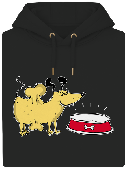 Csont unisex prémium pulóver Dark Black