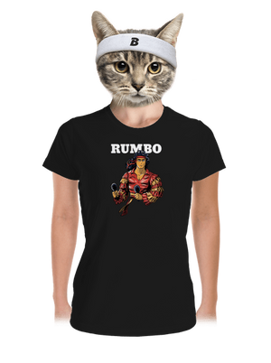  női sportpóló Black