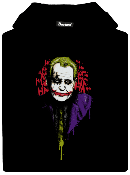 Zeman Joker gyerek kenguruzsebes pulóver Black