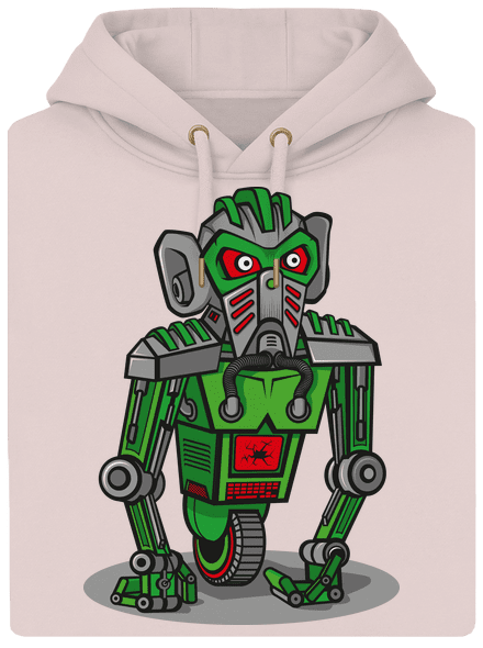 Robo gorilla unisex prémium pulóver Rose Chalk