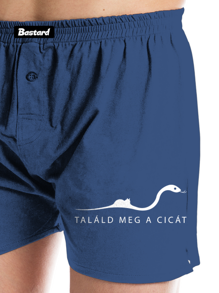 Találd meg a cicát férfi alsó nadrág Blue