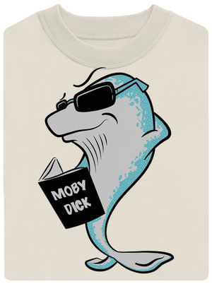 Moby Dick unisex crewneck Off White