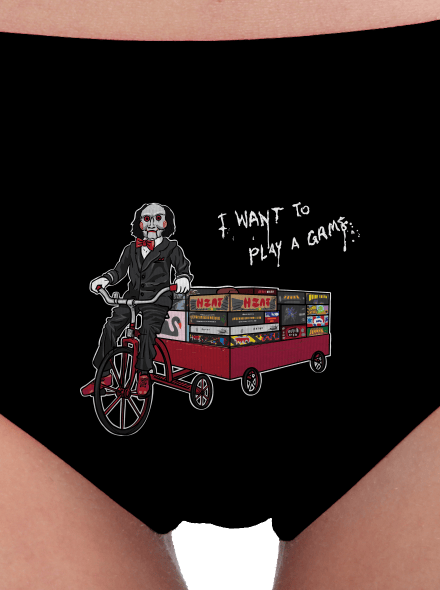 I want to play a game női bugyik Black