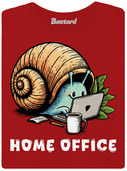 Sneka home office prémium női póló Red Mal