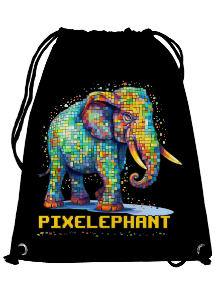 Pixelephant hátizsák Black