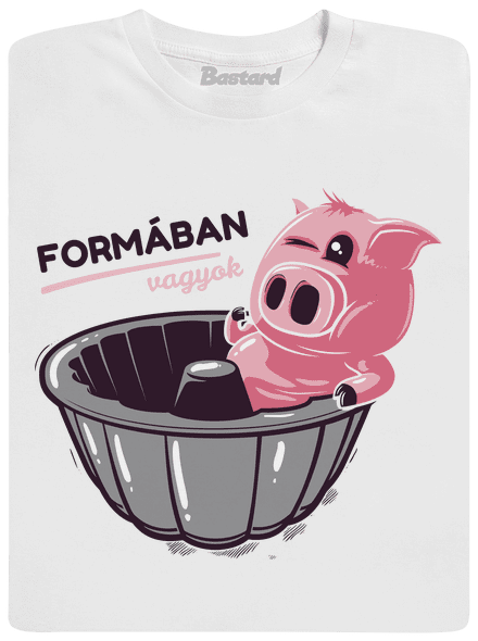 Formában gyerek póló White