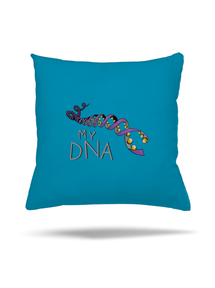 My DNA párna Blue Turquoise