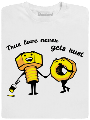 True love férfi hosszú ujjú póló White