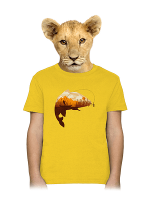 Halfogás gyerek póló Gold