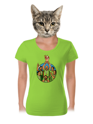 Kehely női póló Apple Green