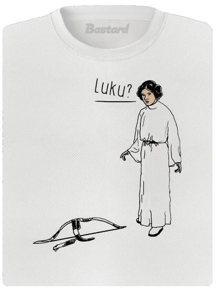 Luke és Leia női sportpóló White