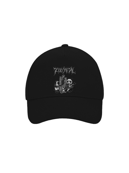 ZOO metal baseballsapka Black