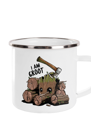 I Am Groot pléhbögre White