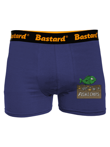 Fish and IT chips boxeralsó Blue Navy