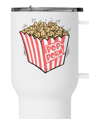 Popporn termosz bögre White