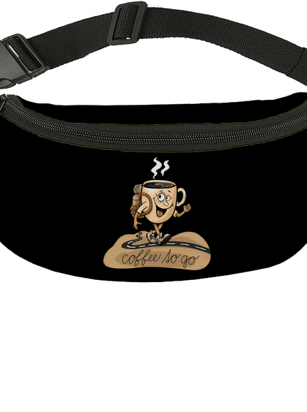Coffee to go övtáska Black