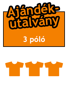 Ajándékutalvány - 3 póló