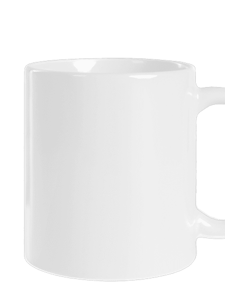 Nyomtatás nélkül hagyományos bögre White