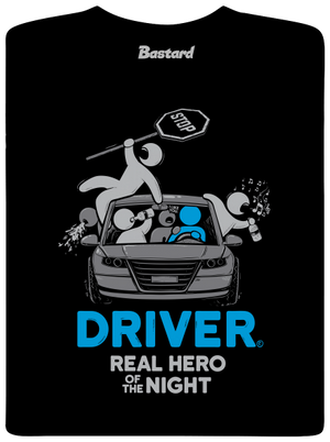 Driver férfi hosszú ujjú póló Black