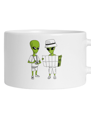 Idegenek macaron bögre White