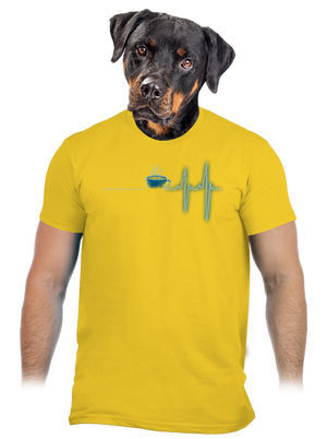 Coffee help férfi póló Gold