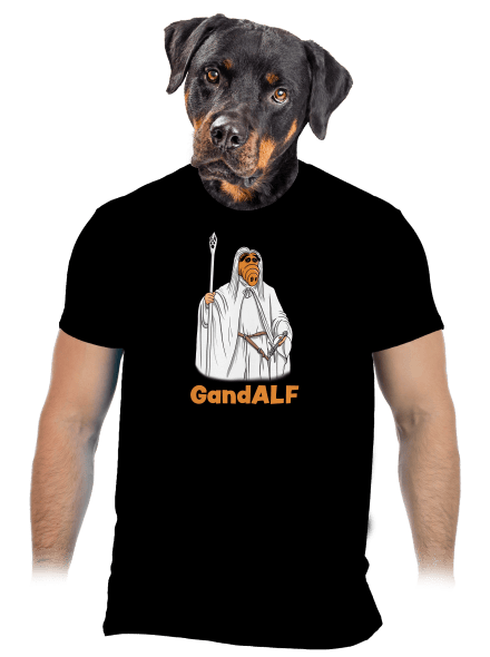GandALF férfi póló Black