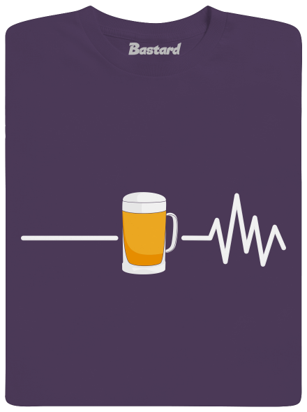 Beer help férfi póló Urban Purple