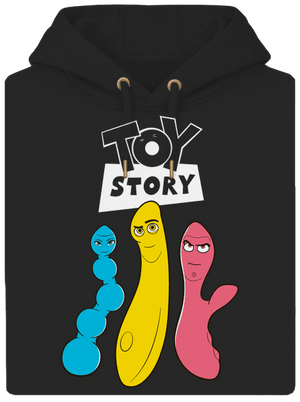 Játékháború unisex prémium pulóver Dark Black