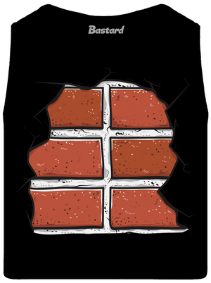 Téglák férfi trikó Black