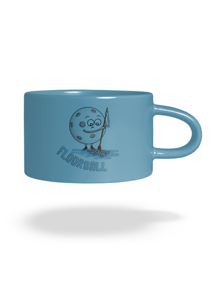 Floorball macaron bögre Blue Macaron