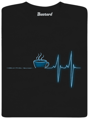 Coffee help gyerek póló Black